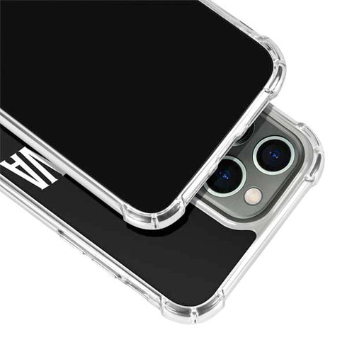 Villanova University V Black iPhone 13 Pro Max Clear Case